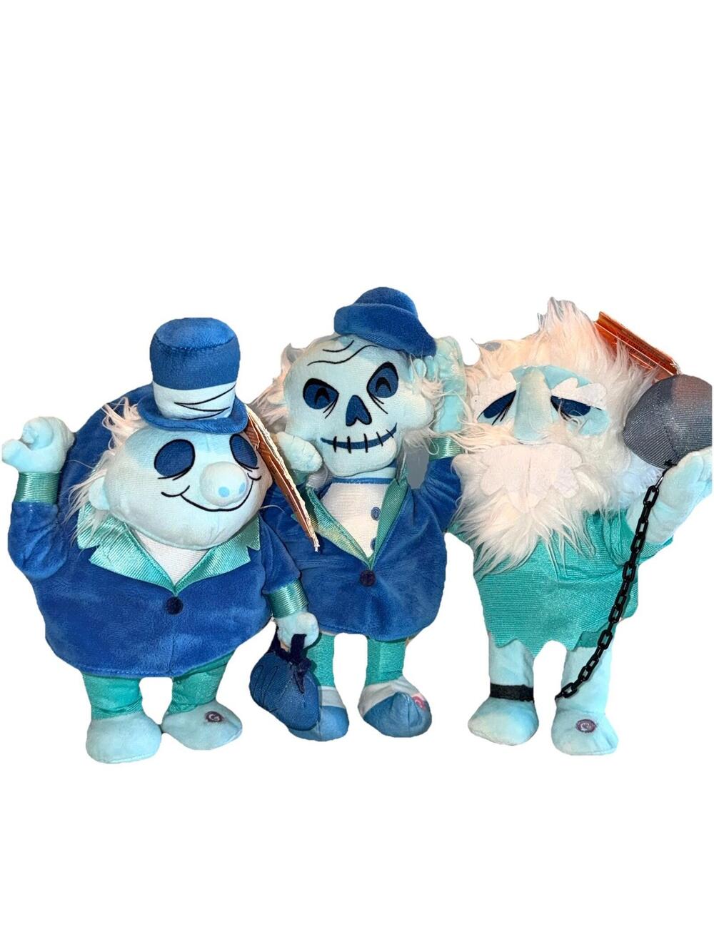 Haunted Mansion Disney Gemmy Motion Music Hitchhiking Ghosts 3pc Plush NWT New